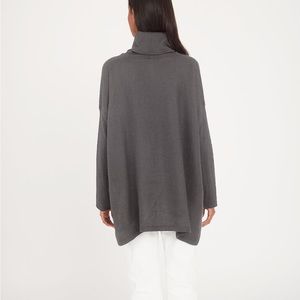 Baby Alpaca Oversized Turtleneck Sweater